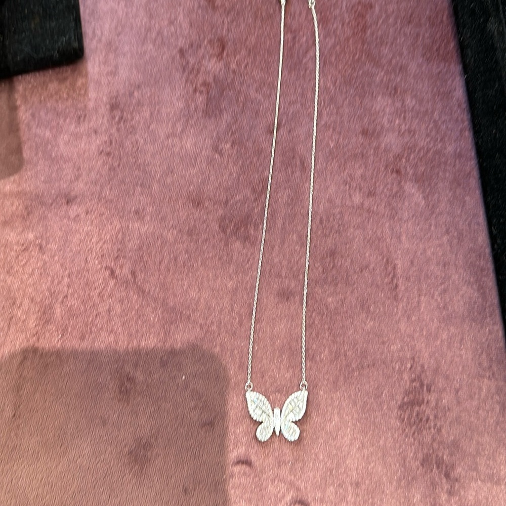 COPY - Crystal butterfly necklace